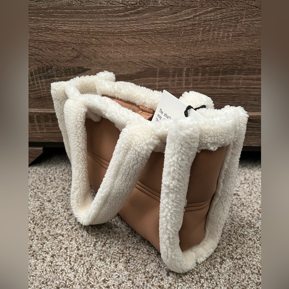 NWT Stand Studio Tan Mini Liz Tote - Picture 5 of 7